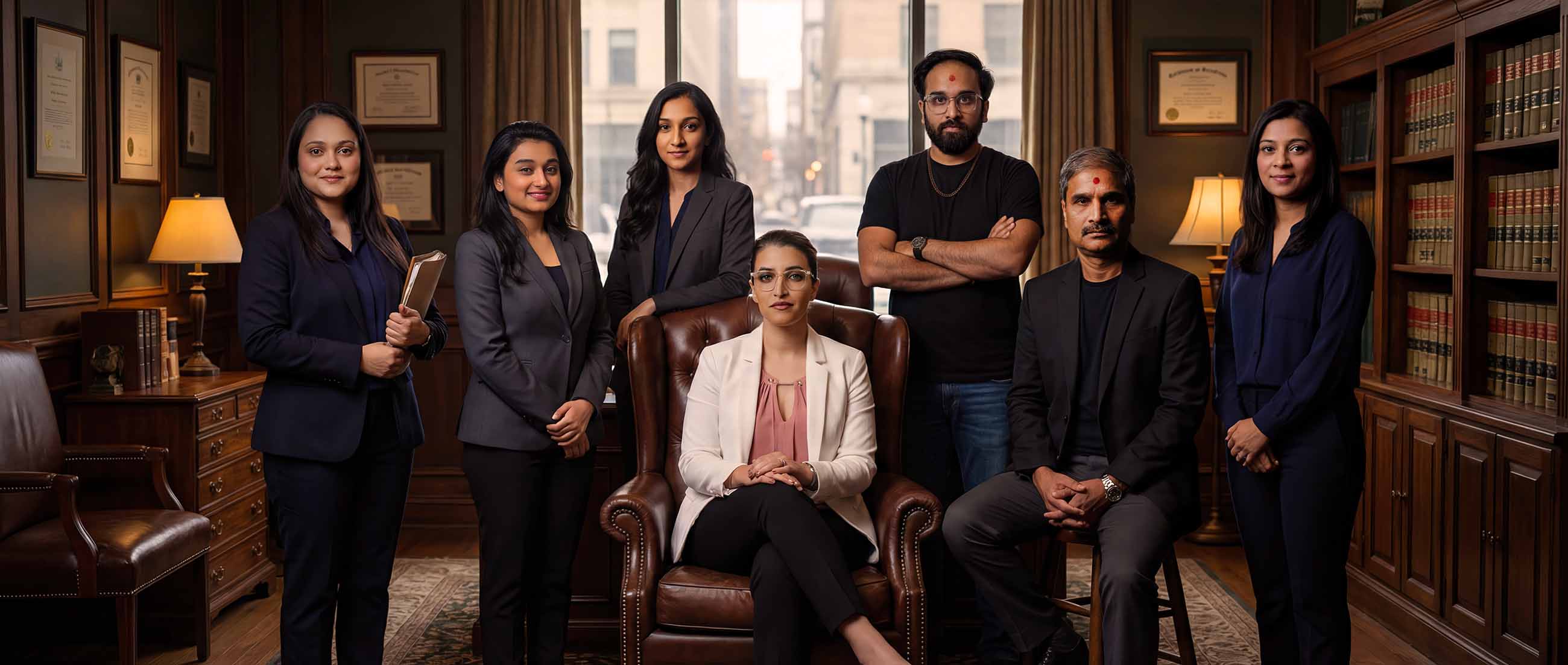 The full Law Office of Sweta Patel team